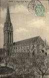 CPA Caen L'Eglise Saint Pierre 