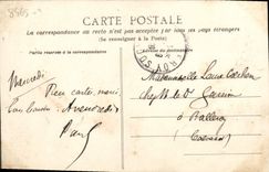 VINTAGE POSTCARD Caen the Church Saint Pierre Seen of the Apse Publicity Menier chocolate