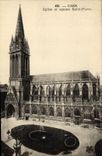 CPA Caen Eglise et square Saint Pierre 