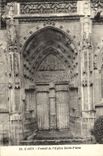 VINTAGE POSTCARD Caen Gate of the Church Saint Pierre