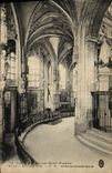 VINTAGE POSTCARD Caen Church Saint Pierre Detail of interior