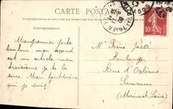 VINTAGE POSTCARD Caen Church Saint Pierre and the apse Publicity Menier Chocolate