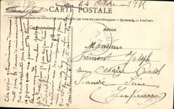 VINTAGE POSTCARD Caen the bell-tower of the Church Saint Pierre