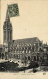 CPA Caen L'Eglise Saint Pierre