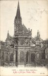 CPA Caen Abside de l'Eglise Saint Pierre 