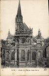 CPA Caen Abside de L'Eglise Saint Pierre 