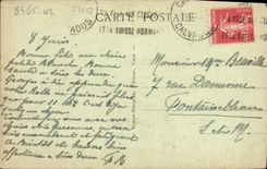 VINTAGE POSTCARD Caen Old Hotel Than