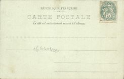 VINTAGE POSTCARD Caen the Statue of Beaumont and the Place Saint