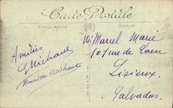 CPA Caen La Statue de Beaumont et la Place Saint Sauveur