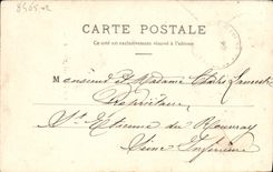 VINTAGE POSTCARD Caen rules of Louis XIV