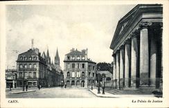VINTAGE POSTCARD Caen the Palate of Justice