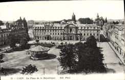 CPA Caen La Place de la Republique