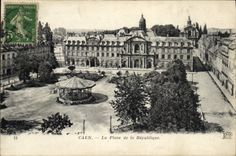 CPA Caen La Place de la Republique