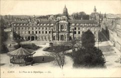 CPA Caen La Place de la Republique