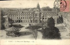 CPA Caen La Place de la Republique 