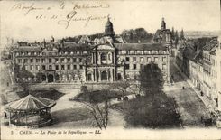 CPA Caen La Place de la Republique 