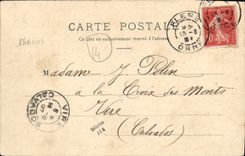 CPA Caen La Place saint Sauveur