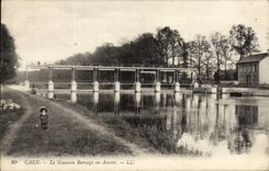 CPA Caen Le Nouveau Barrage en Amont