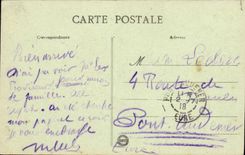 VINTAGE POSTCARD Caen the Basin the Commercial Boat