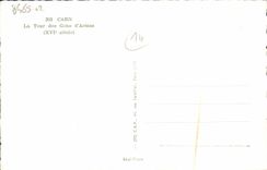 CPA Caen Tour Des Gens D'Armes