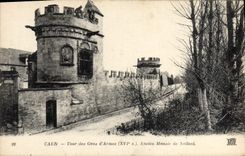 CPA Caen La Tour des Gens d'Armes