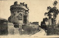 CPA Caen La Tour des Gens d'Armes