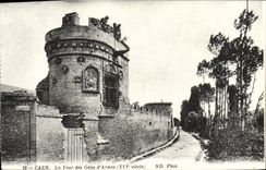 CPA Caen La Tour des Gens d'Armes
