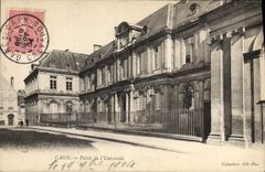Paladar de Caen de la POSTAL de la VENDIMIA de la universidad