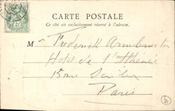 Saint Pierre de Ozanne de la calle de la casa de la mujer mayor de Caen de la POSTAL de la VENDIMIA