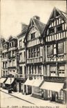 CPA Caen Vieille Maison Rue Saint Pierre Levrard