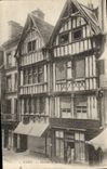 Casa de Caen de la POSTAL de la VENDIMIA del Saint Pierre de Levrard de la calle