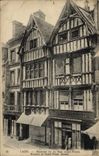 CPA Caen Maison de la Rue Saint Pierre Levrard
