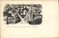 CPA Caen Vue Generale prise de L'Abbaye aux Dames