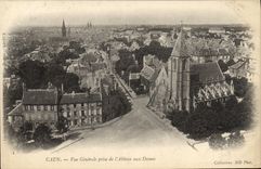 CPA Caen Vue Generale prise de L'Abbaye aux Dames