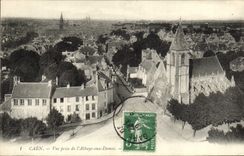 CPA Caen Vue Prise de L'Abbaye aux Dames