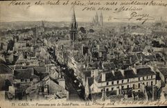 CPA Caen Panorama Pris de Saint Pierre