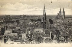 CPA Caen Panorama Pris de Saint Pierre