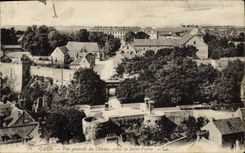 Opinión de Caen de la POSTAL de la VENDIMIA del castillo tomado del santo de Pedro