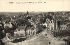 CPA Caen Vue Generale Prise de L'Abbaye Aux Dames