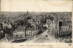 CPA Caen Vue Generale Prise de L'Abbaye Aux Dames