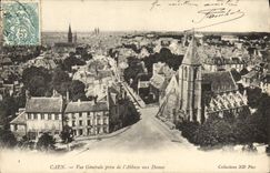 CPA Caen Vue Generale Prise de L'Abbaye Aux Dames