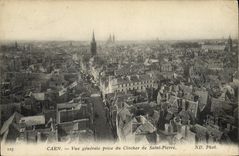 CPA Caen Vue Generale Prise du Clocher de Saint Pierre