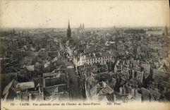 CPA Caen Vue Generale Prise du Clocher de Saint Pierre