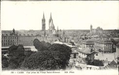 CPA Caen Vue Prise du Vieux Saint Etienne