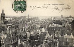 CPA Caen Vue Generale 