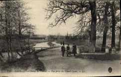 POSTAL Caen de la VENDIMIA vista del gran curso