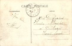 Destructores de Caen de la POSTAL de la VENDIMIA en los barcos del lavabo