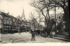 CPA Caen Le Boulevard Saint Pierre