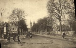 POSTAL Caen de la VENDIMIA el bulevar Beltrán