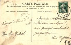 POSTAL Caen de la VENDIMIA el bulevar Beltrán